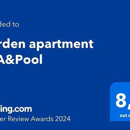 Garden Apartment Spa&Pool Валлорсин Экстерьер фото